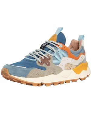 Flower Mountain Yamano Suede Trainers - Blue