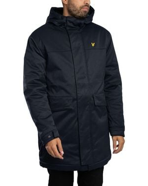 Lyle & Scott Padded Parka Jacket - Blue