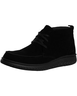 Clarks Relaxlite Suede Shoes - Black