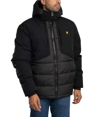 Lyle & Scott Wadded Hybrid Jacket - Black