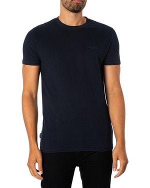 Superdry Vintage Logo Embroidered T-shirt - Black
