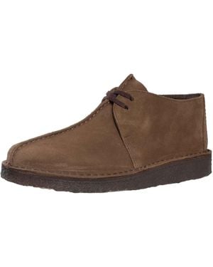Clarks Desert Trek Suede Shoes - Brown