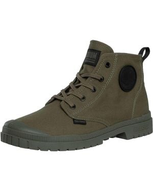 Palladium Pampa Sp20 Hi Canvas Boots - Green