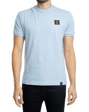 Trojan Plain Badged T-shirt - Blue