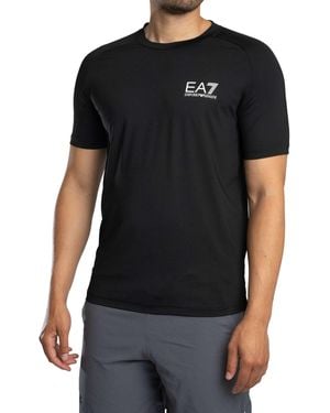 EA7 Ventus 7 Chest Logo T-shirt - Black