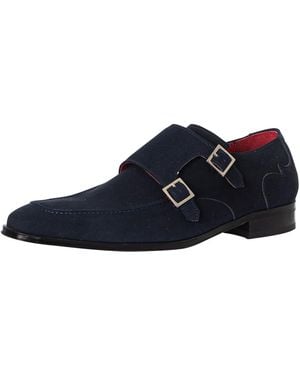 Jeffery West Suede Monk Shoes - Blue