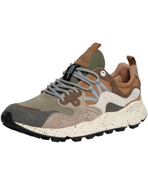 Flower Mountain Yamano 3 Suede Trainers - White