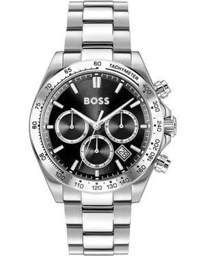 BOSS Hero Chronograph Quartz Watch - Grey
