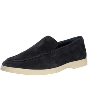 Clarks Torford Easy Suede Loafers - Black