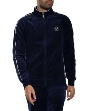 Sergio Tacchini Tasso Velour Track Jacket - Blue