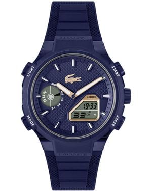 Lacoste Textured Dial Watch - Blue