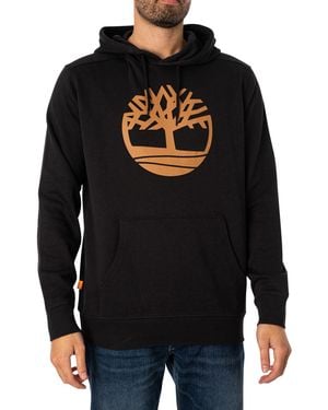 Timberland Core Logo Pullover Hoodie - Black