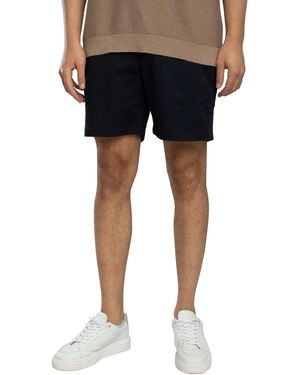 Lacoste Regular Fit Stretch Cotton Shorts - Blue