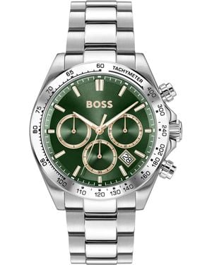 BOSS Hero 2.0 Silver Tone Watch - Grey