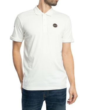 Napapijri Badge Sum Polo Shirt - White