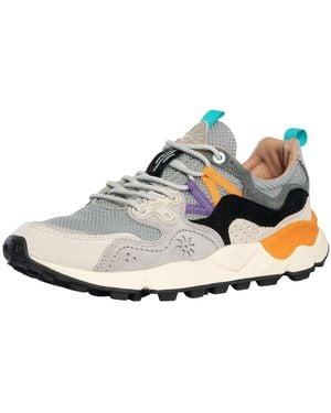 Flower Mountain Yamano Suede Trainers - White