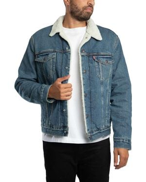 Levi's Type 3 Sherpa Trucker Jacket - Blue