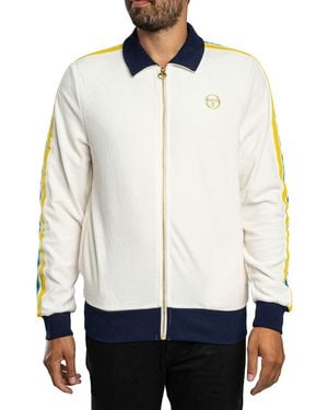 Sergio Tacchini Monte Velour Track Jacket - White