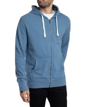 Superdry Classic Essential Zip Hoodie - Blue