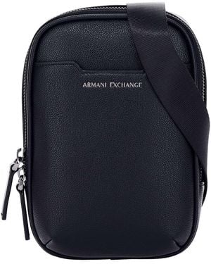 ARMANI EXCHANGE Small Crossbody Bag - Blue