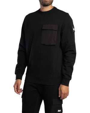 Weekend Offender Neve Pocket Sweatshirt - Black