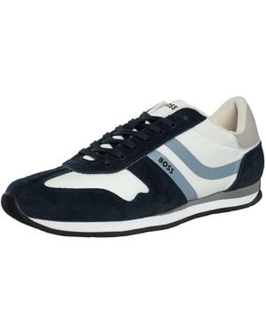 BOSS Levon Runn Trainers - Blue
