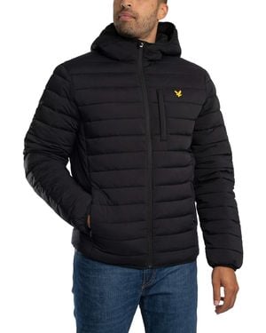 Lyle & Scott Stretch Lightweight Quilted Jacket - Blue