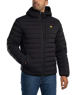 Lyle & Scott Stretch Lightweight Quilted Jacket - Blue