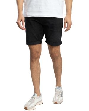Replay Rbj.981 Tapered Denim Shorts - Black