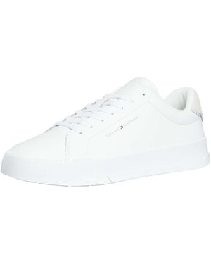 Tommy Hilfiger Court Core Leather Trainers - White