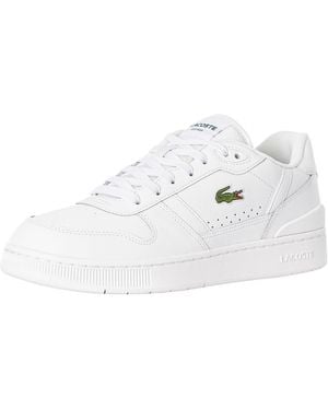 Lacoste T-clip Set 224 2 Sma Leather Trainers - White