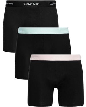 Calvin Klein 3 Pack Boxer Briefs - Black