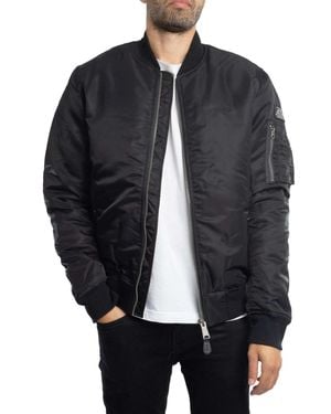 Schott Nyc Ma-1 Bomber Jacket - Grey