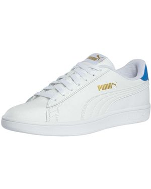 PUMA Smash V2 Leather Trainers - White