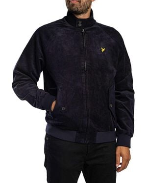 Lyle & Scott Corduroy Harrington Jacket - Blue