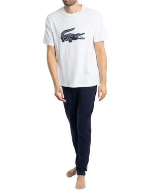 Lacoste Graphic Pyjama Set - Blue