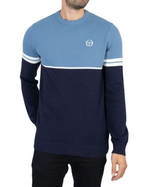 Sergio Tacchini Orion Knitted Jumper - Blue