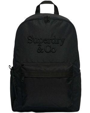 Superdry Company Logo Backpack - Black