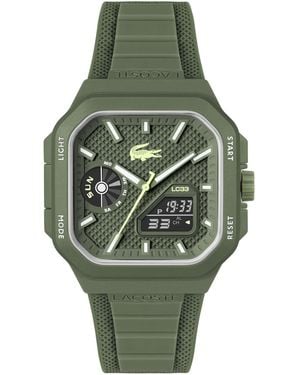 Lacoste Lc33 Analog & Digital Square Watch - Green