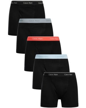 Calvin Klein 5 Back Boxer Briefs - Black