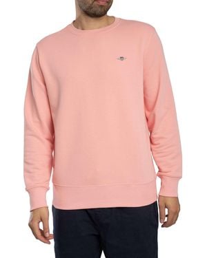 GANT Regular Shield Sweatshirt - Pink