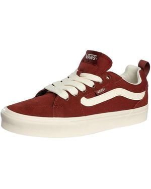 Vans Filmore Chunky Lace Suede Trainers - Red