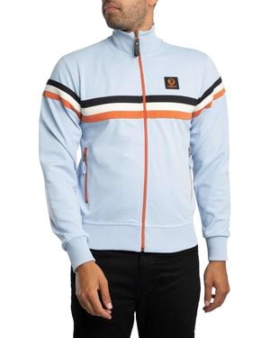 Trojan Retro Stripe Track Jacket - Blue