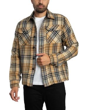 Schott Nyc Shcarl4 Check Overshirt - Multicolour