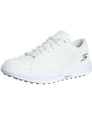 Skechers Relaxed Fit Go Golf Drive 6 Leather Sneakers - White