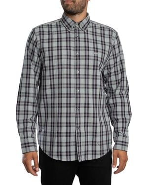 BOSS Ricoplus Check Shirt - Grey