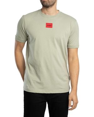 HUGO Diragolino 212 Logo T-shirt - Green