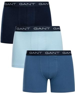 GANT 3 Pack Boxer Briefs - Blue