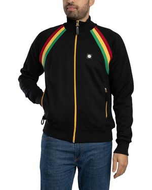Trojan Raglan Taped Track Jacket - Black