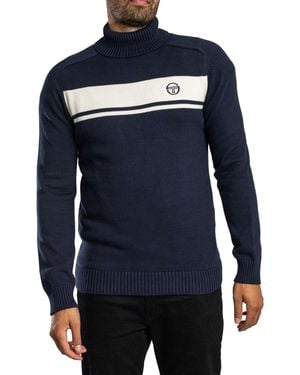 Sergio Tacchini Damarindo Turtle Neck Jumper - Blue